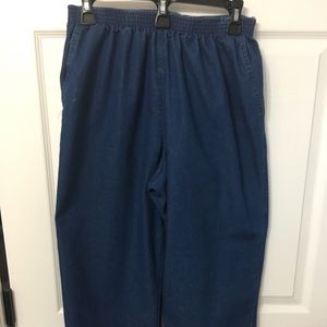 Alfred Dunner Elastic Waist Petite Jeans 14P